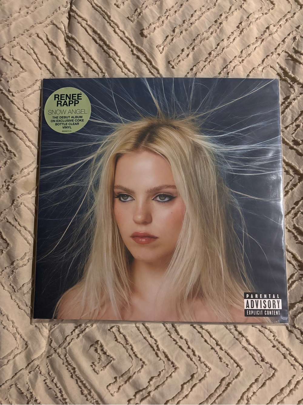 Renee Rapp Snow Angel Vinyl Coke Bottle Clear Vinyl